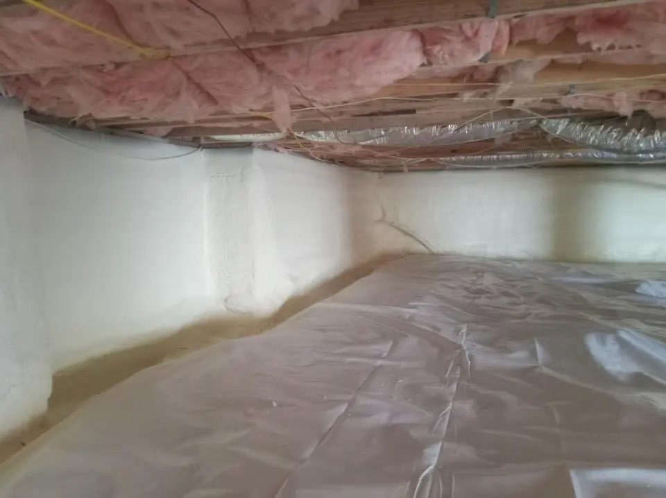 Crawl space encapsulation with closed-cell spray foam for Roof Maintenance in Satellite Beach